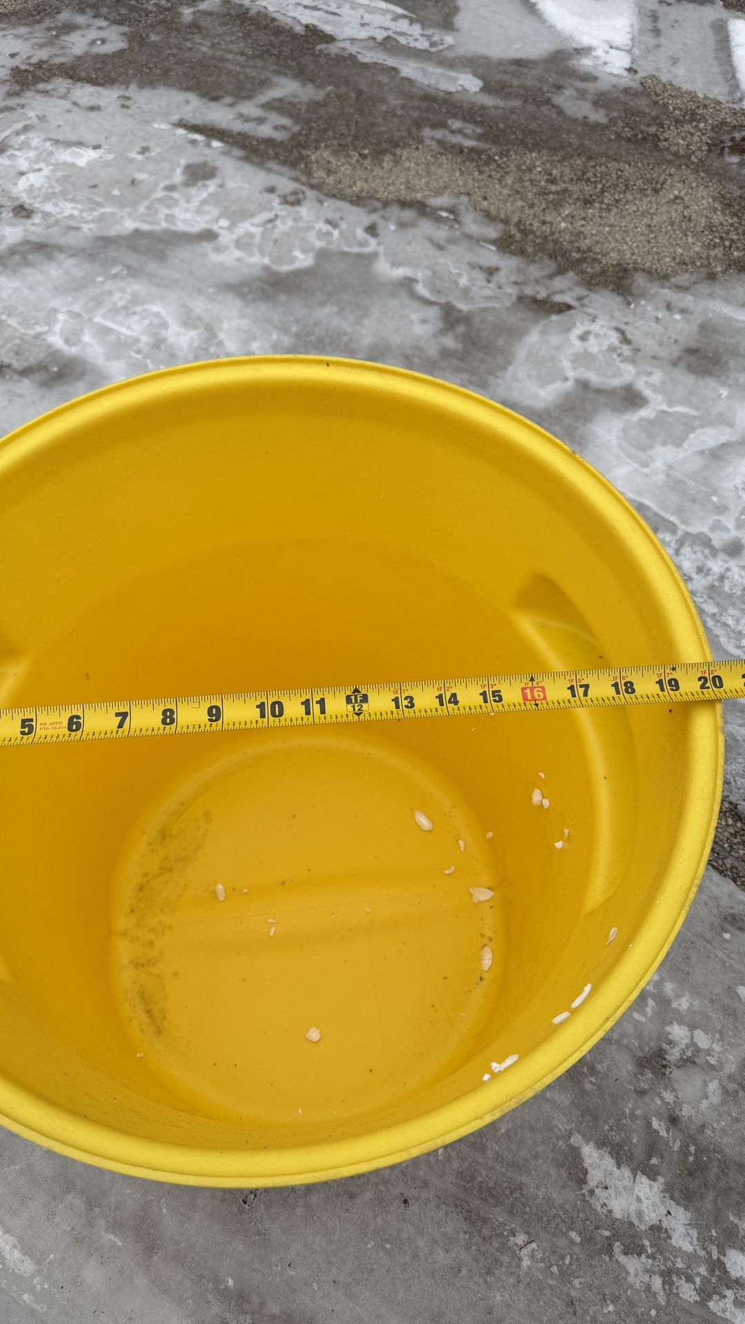 Heavy Duty Yellow Plastic Drum Barrel Open Top w/ Lid 55 Gallon - photo 5