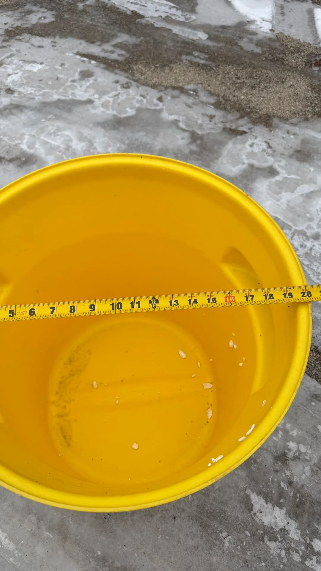 Heavy Duty Yellow Plastic Drum Barrel Open Top w/ Lid 55 Gallon - photo 5
