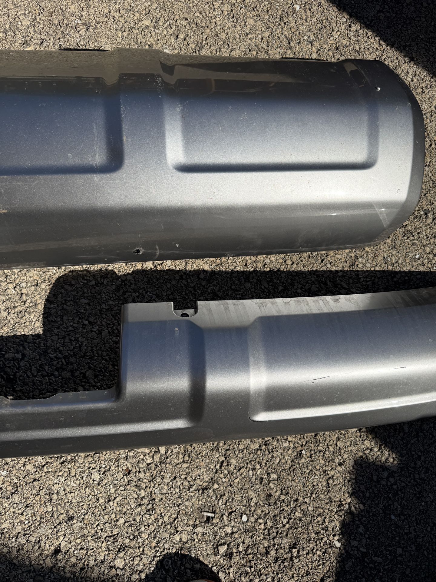 OEM Toyota Highlander Rear Bumper Cover Trim Set 2014–2019 Silve - photo 5