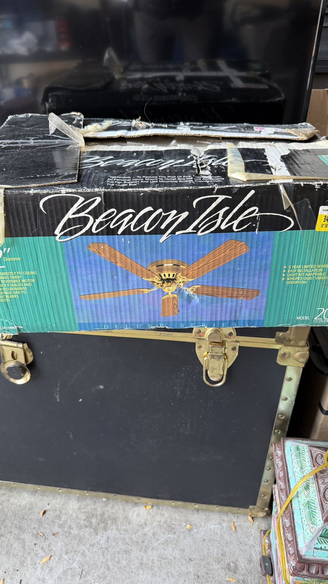 Beacon Isle 52” Ceiling Fan - New Open Box