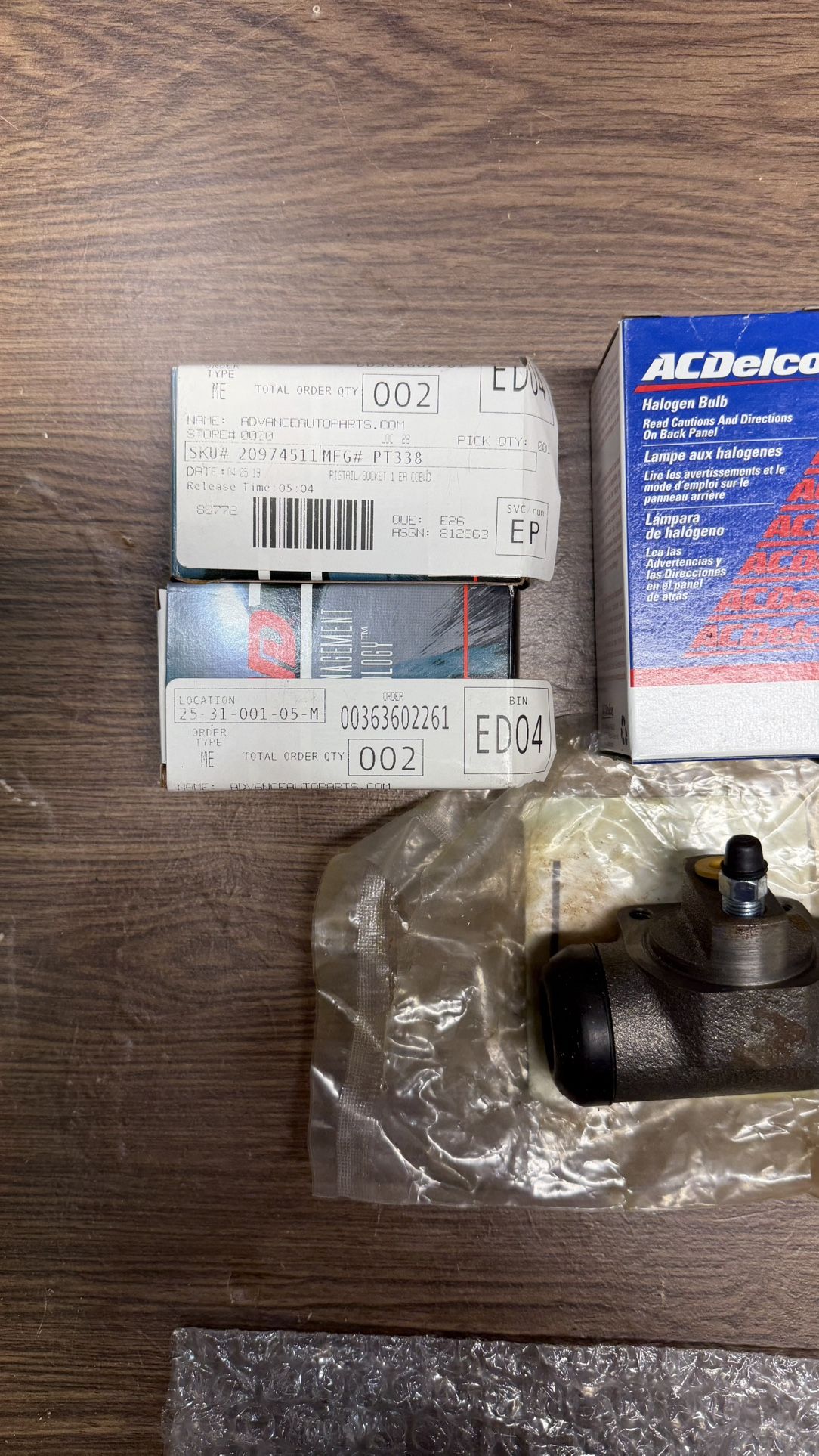 Lot of Automotive Parts - ACDelco, BWD, Moog, Novita EP29 - NOS - photo 2