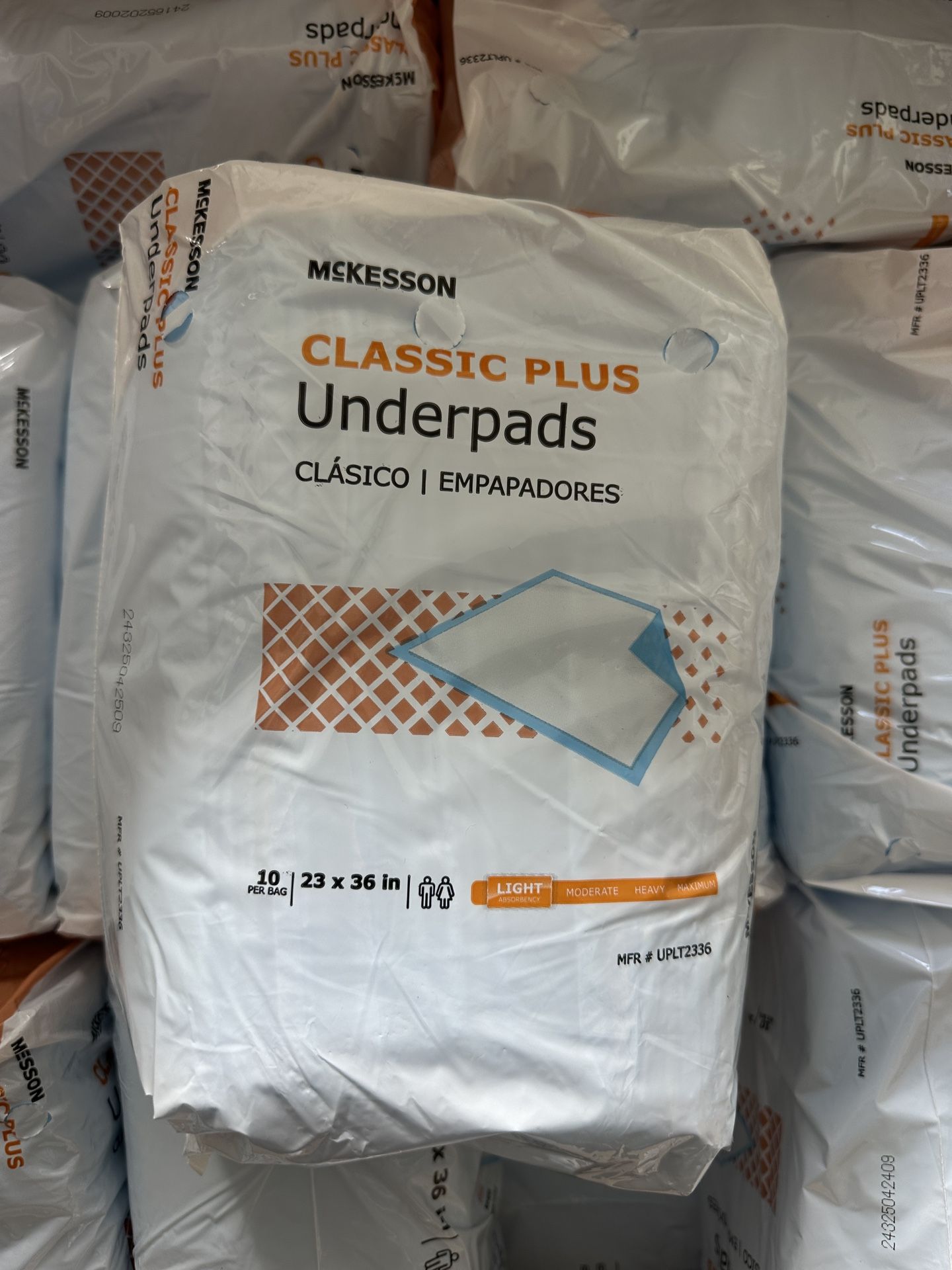 McKesson Classic Plus Underpads 23x36 in | 42 Packs Bulk or Sing