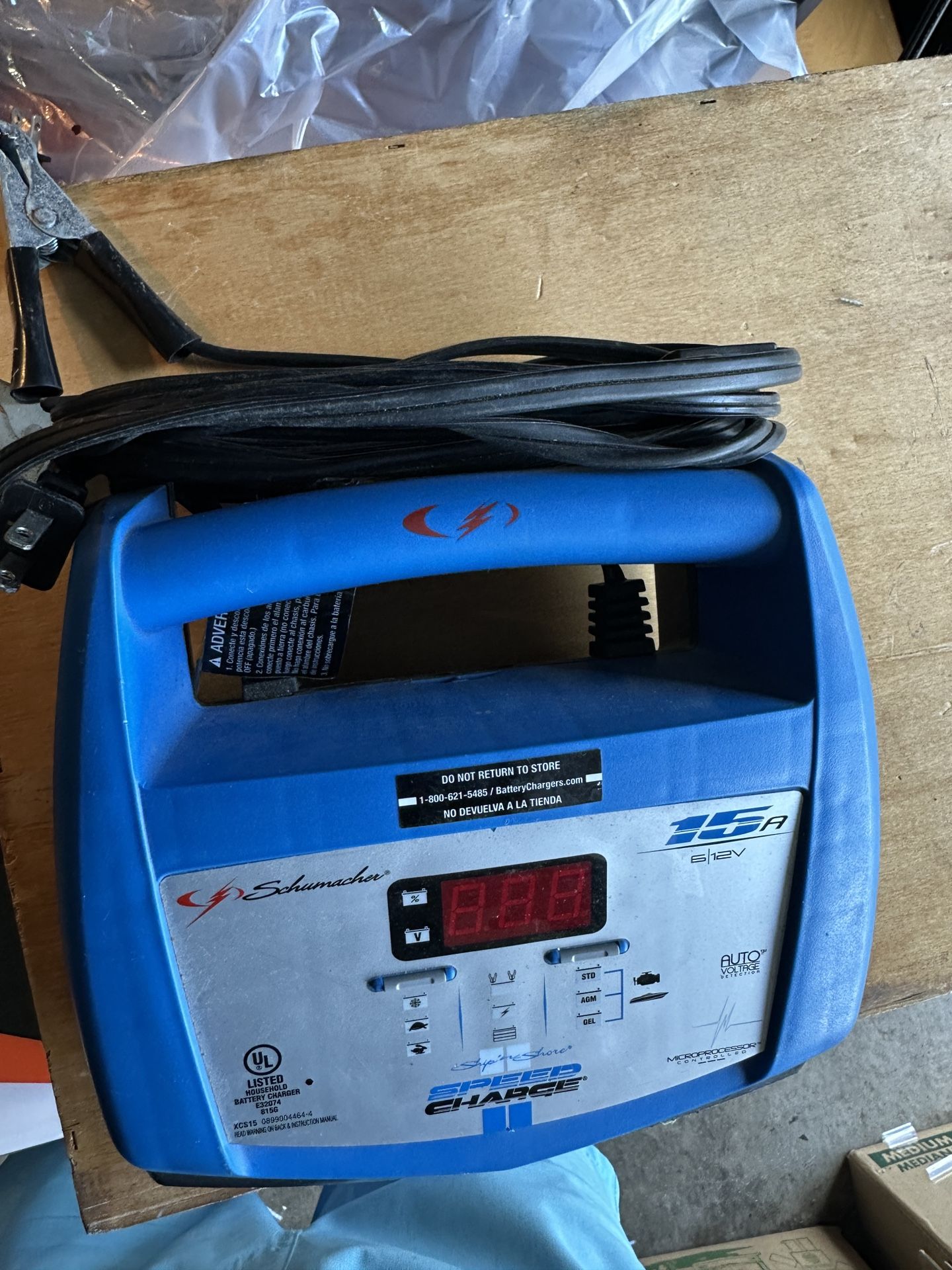 Schumacher SpeedCharge 15A Battery Charger – 6V/12V Automatic - photo 4