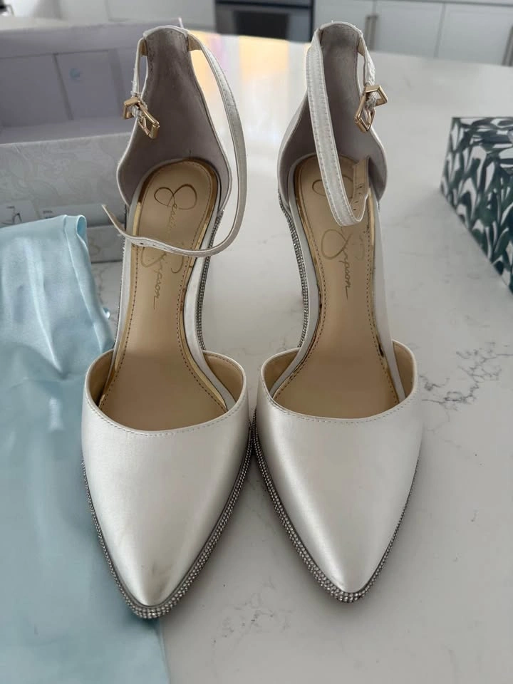 Wedding Satin white heels - photo 2