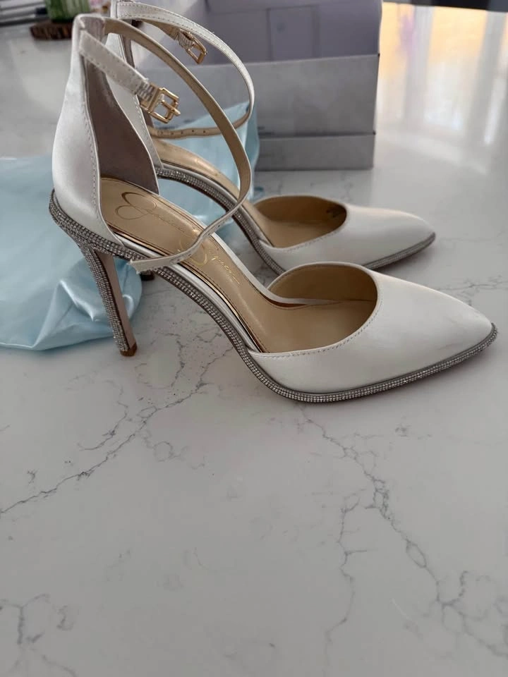 Wedding Satin white heels - photo 5
