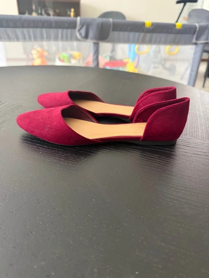 Forever 21 Burgundy Flats - photo 3