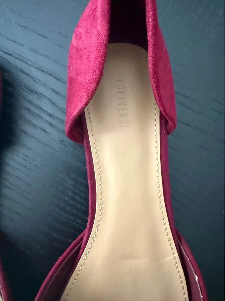Forever 21 Burgundy Flats - photo 4