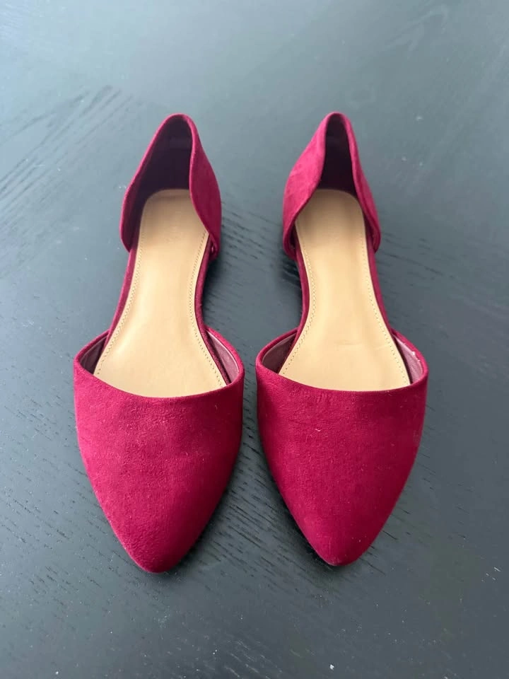 Forever 21 Burgundy Flats - photo 5