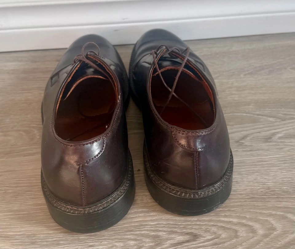 Alden New England Leather Dress Shoes – Plain Toe Blucher - photo 4