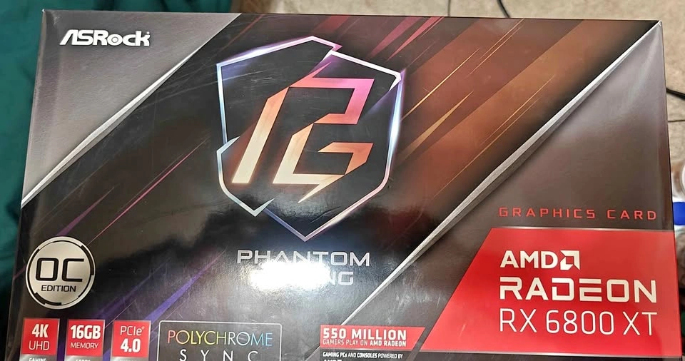 ASROCK 6800XT Phantom Gaming OC