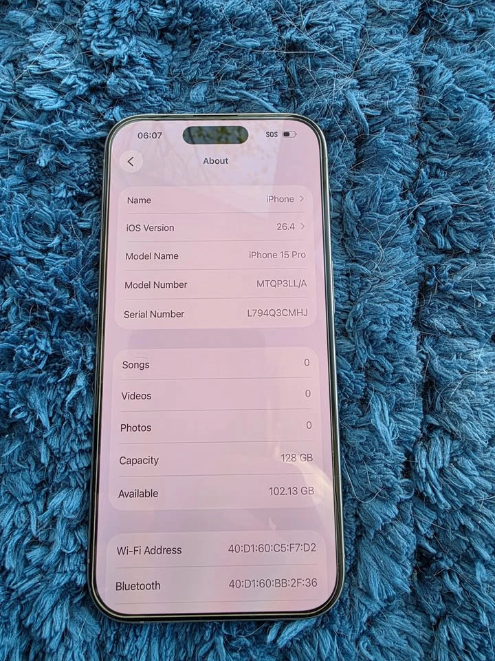 iPhone 15 Pro 128GB Natural Titanium - Excellent Condition - photo 4