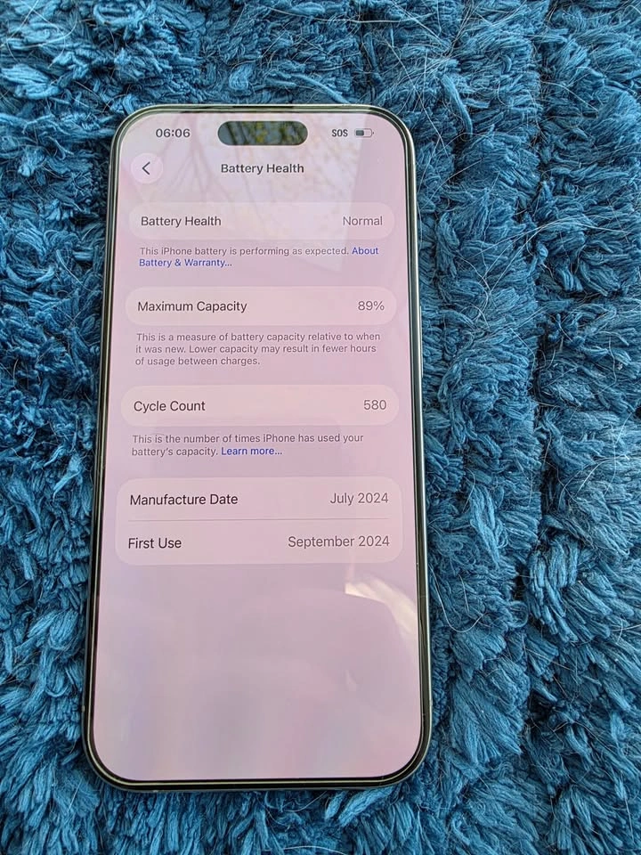 iPhone 15 Pro 128GB Natural Titanium - Excellent Condition - photo 5