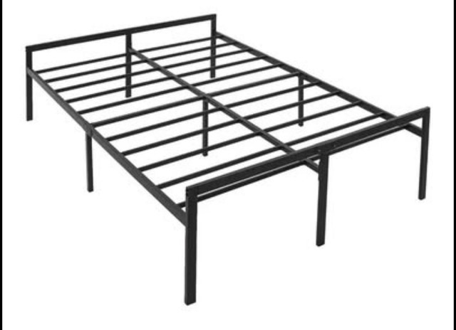Queen Size Metal Bed Frame - Good Condition