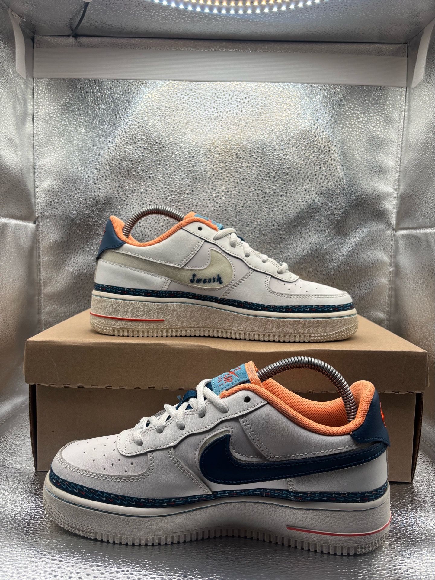 Nike Air Force 1 low swoosh chain GS - photo 5
