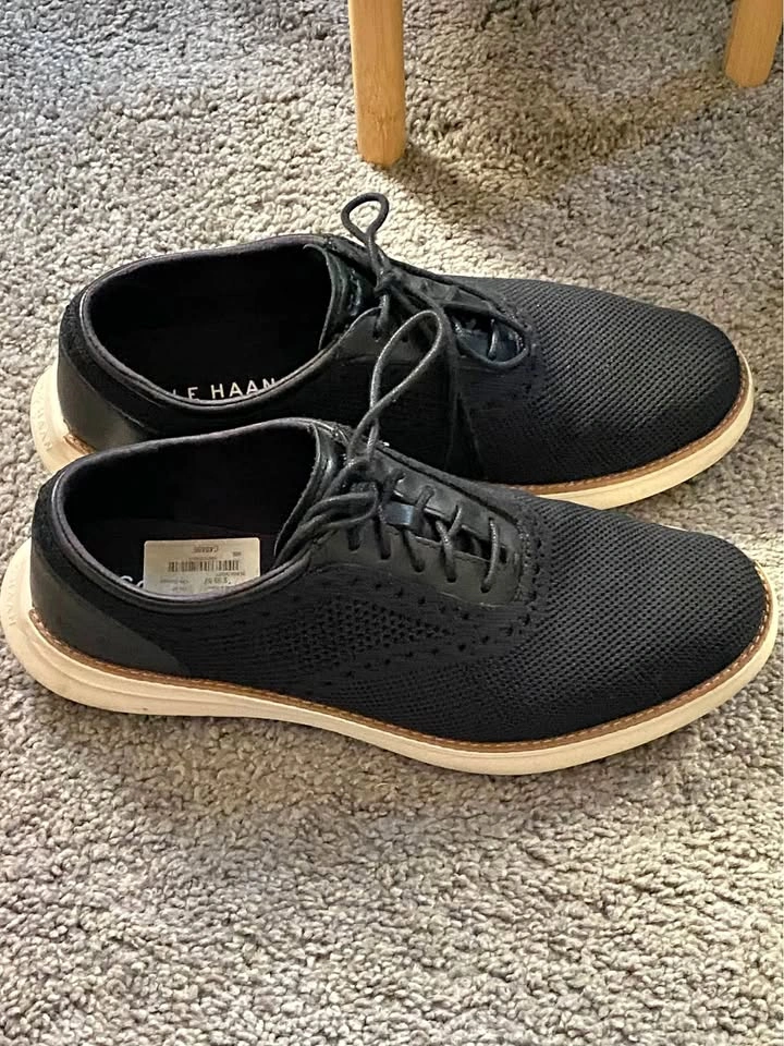 Cole Haan Men’s 9.5 Grand Remix Knit Oxfords