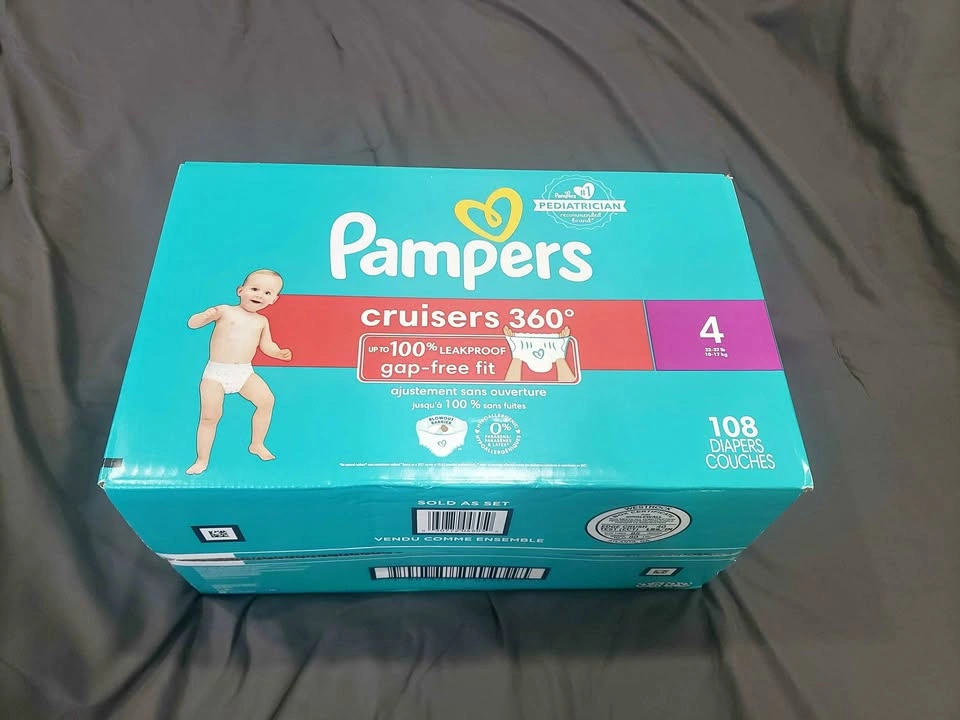 NEW Pampers Cruisers 360 Diapers Size 4 - 108 Count