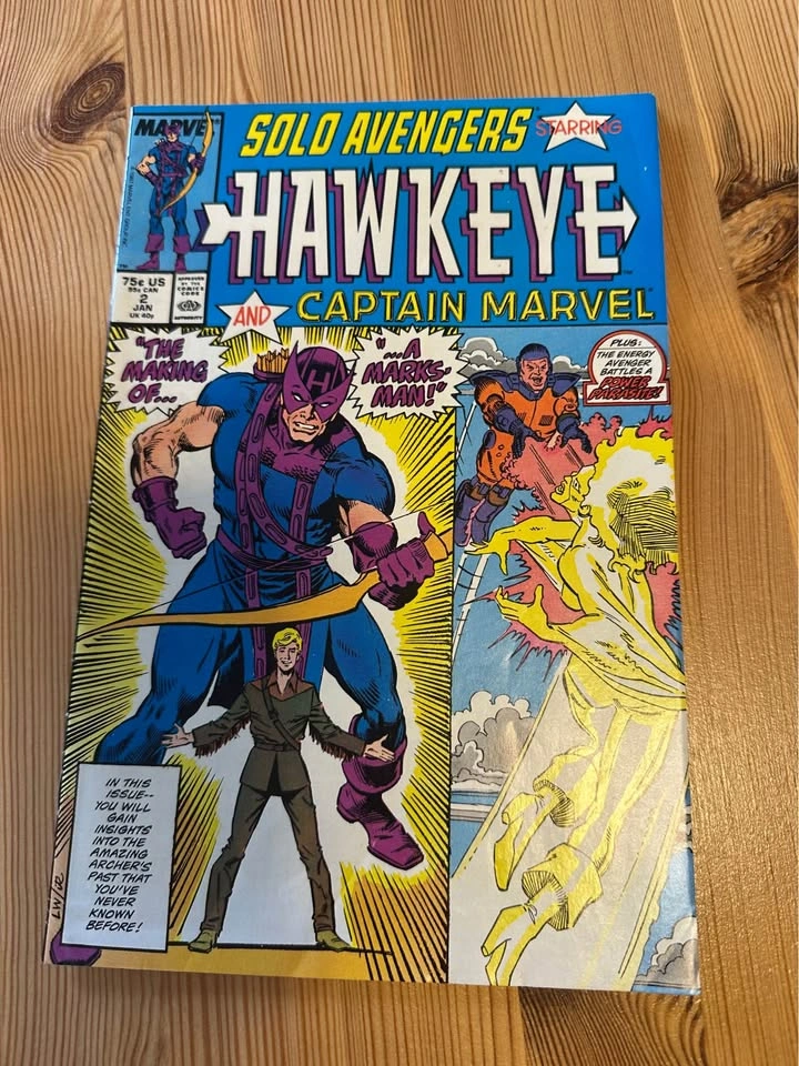 Vintage DC & Marvel Comic Lot – Batman, Robin, Hawkeye (1980s–90 - photo 5