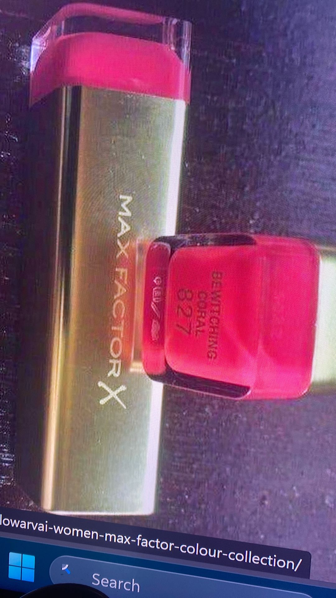 Max Factor Color Collection Lipstick 827 Bewitching Coral