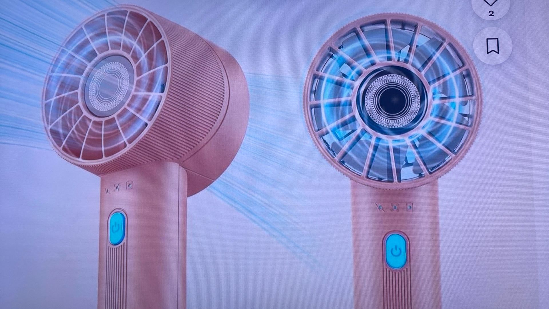 Portable Handheld Fan Rechargeable