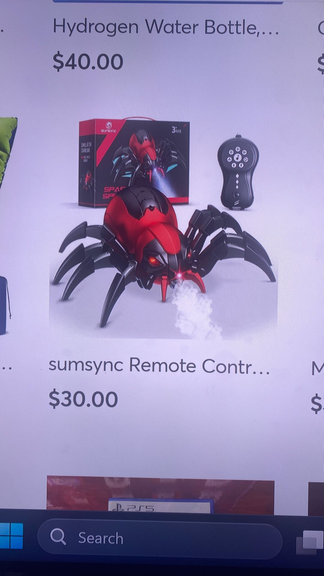Remote Control Spider