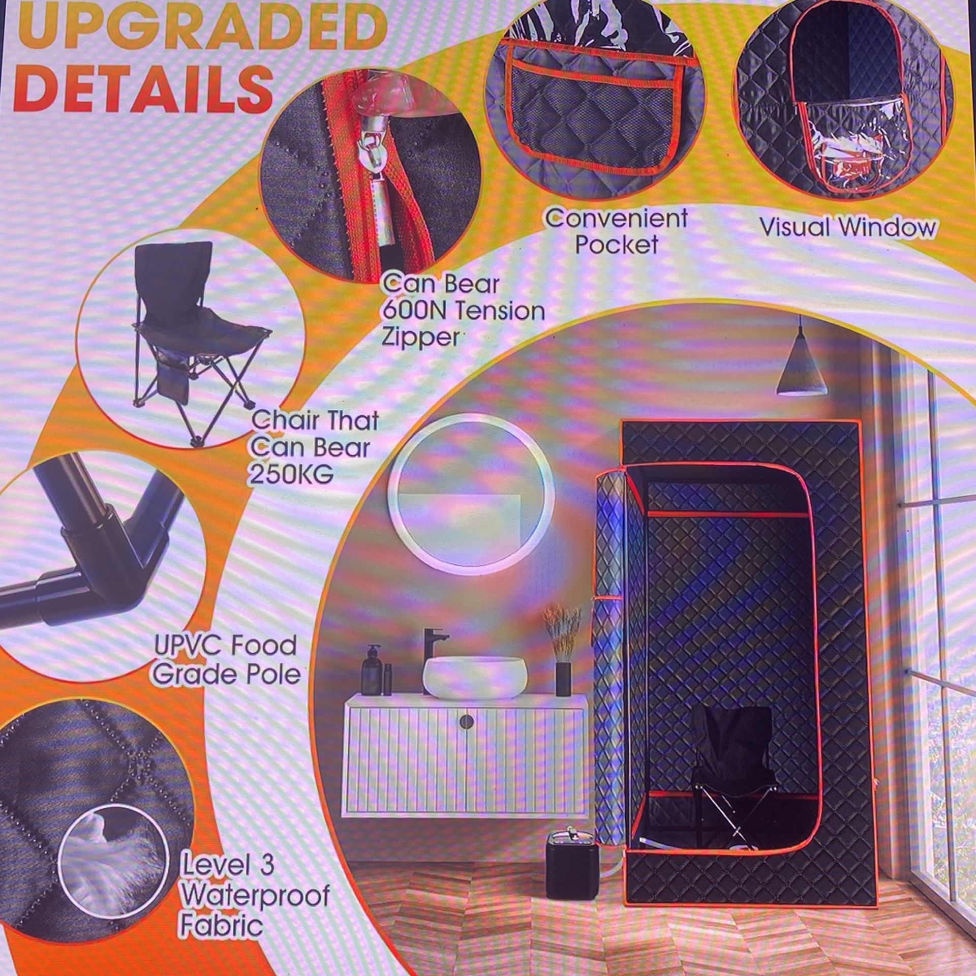 Portable Sauna For Home With 110 V Steamer Personal Sauna Steam - photo 5