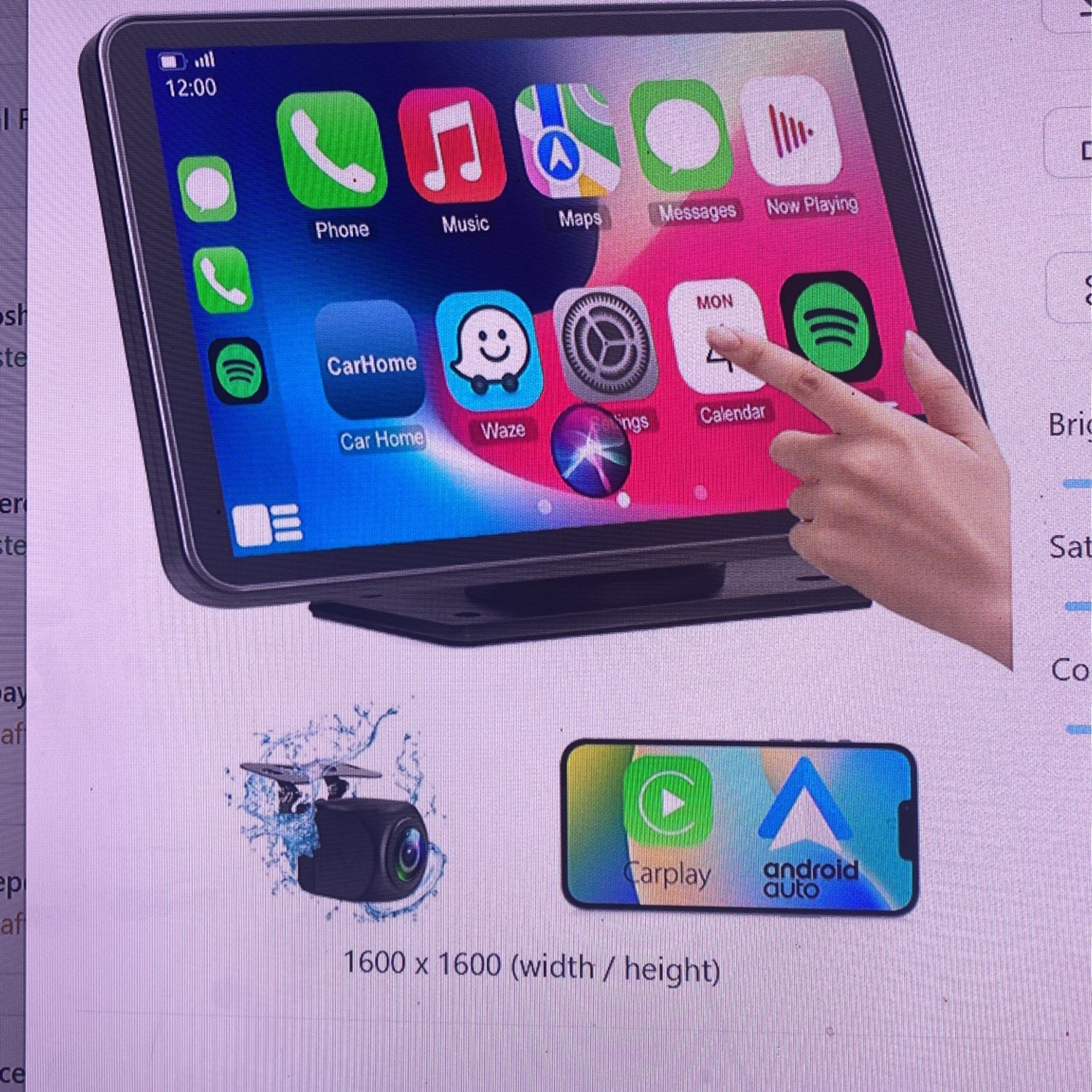 Wireless Car Stereo - Apple CarPlay & Android Auto