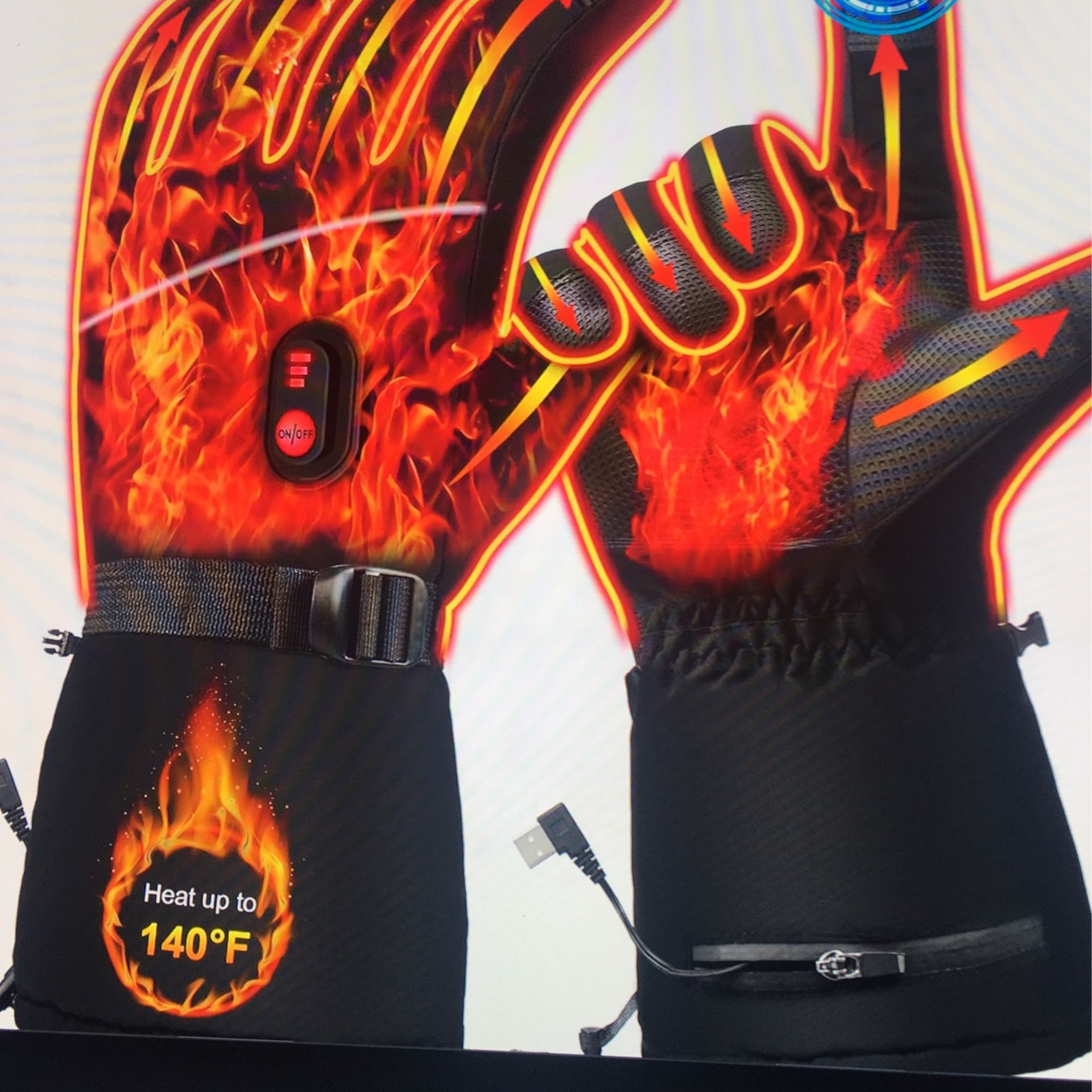 Heated Gloves for Men or Women - Electric