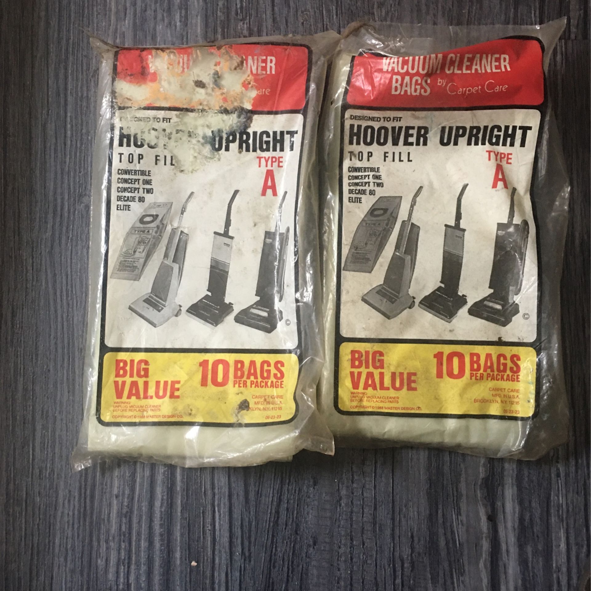 Hoover Upright Type A Bags - 15 Bags Total