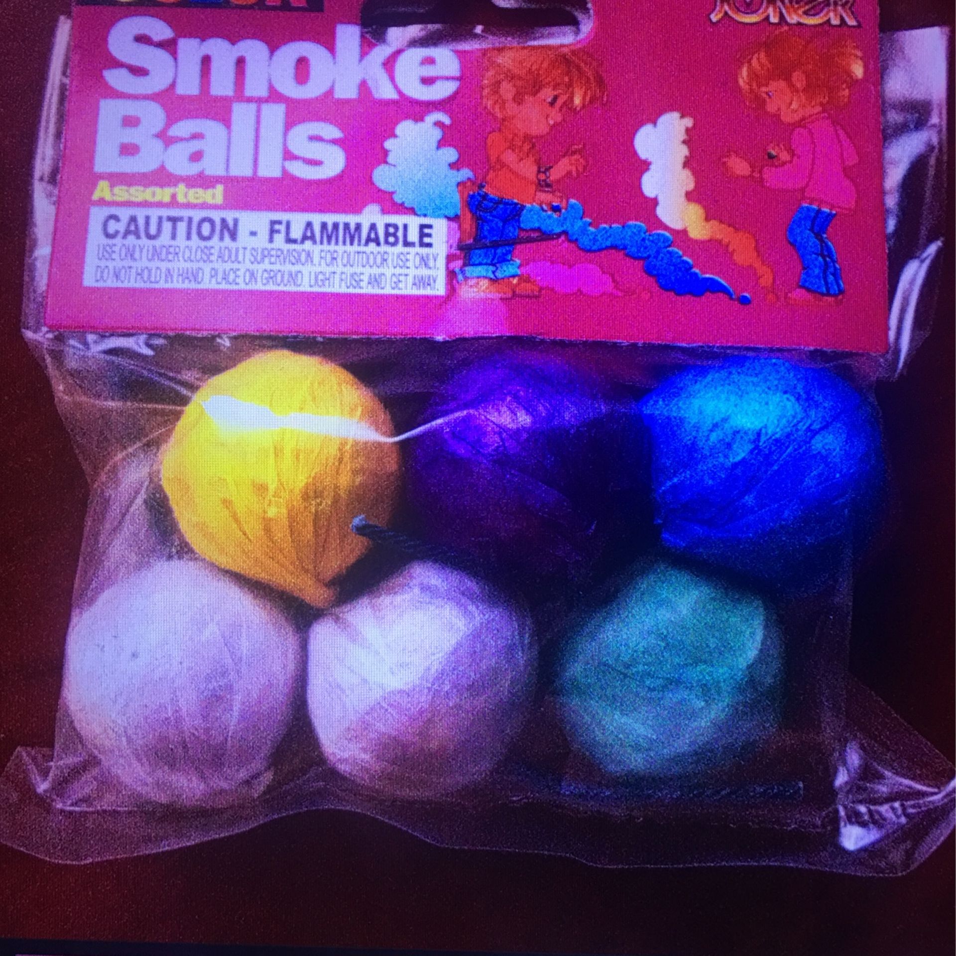Halloween Smoke Balls for Pumpkins