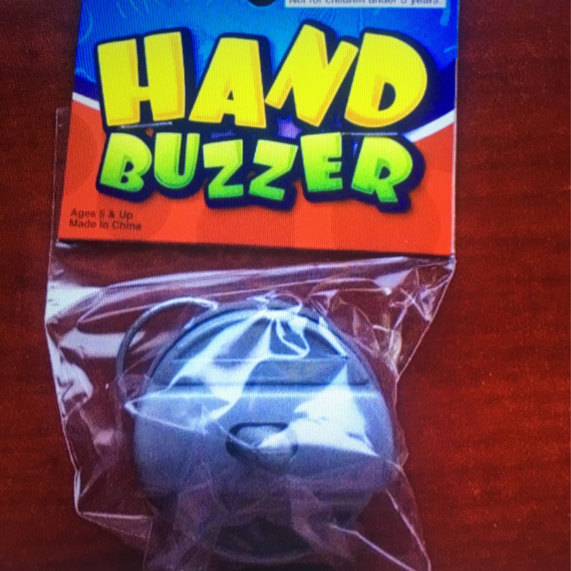 Hand buzzer great for Halloween prank