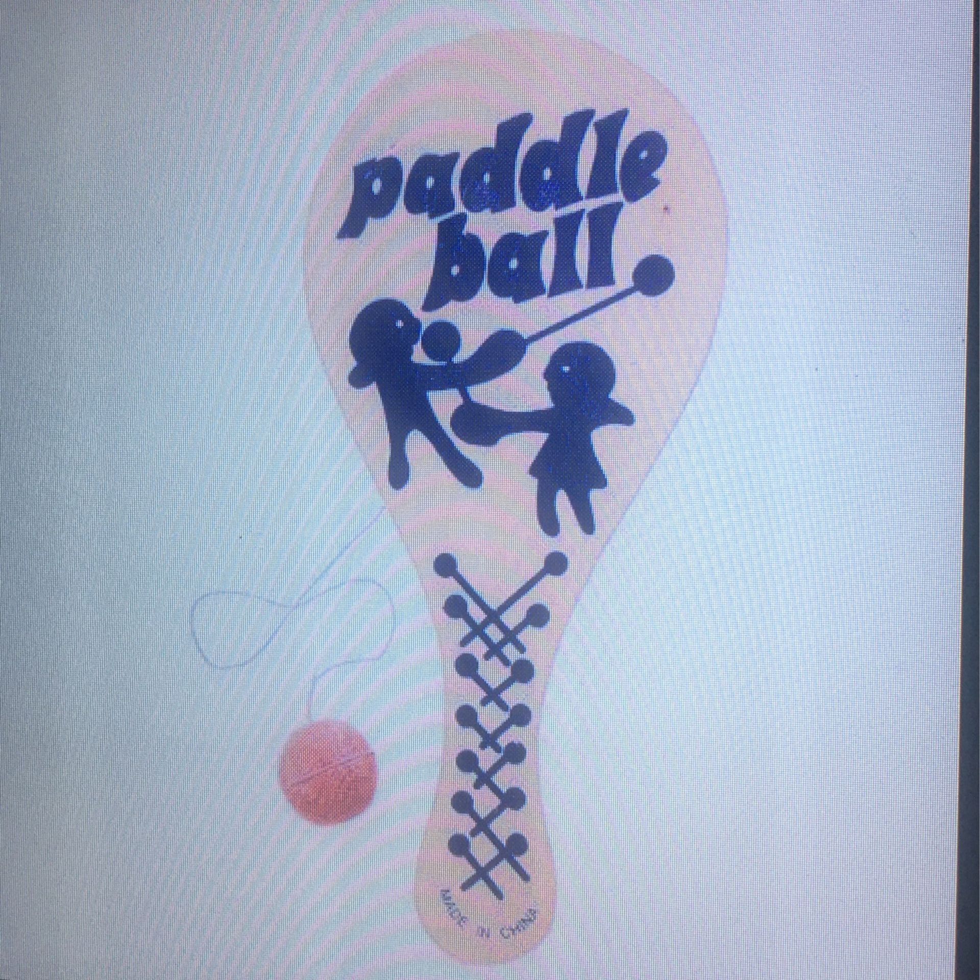 9 inch paddle ball toy