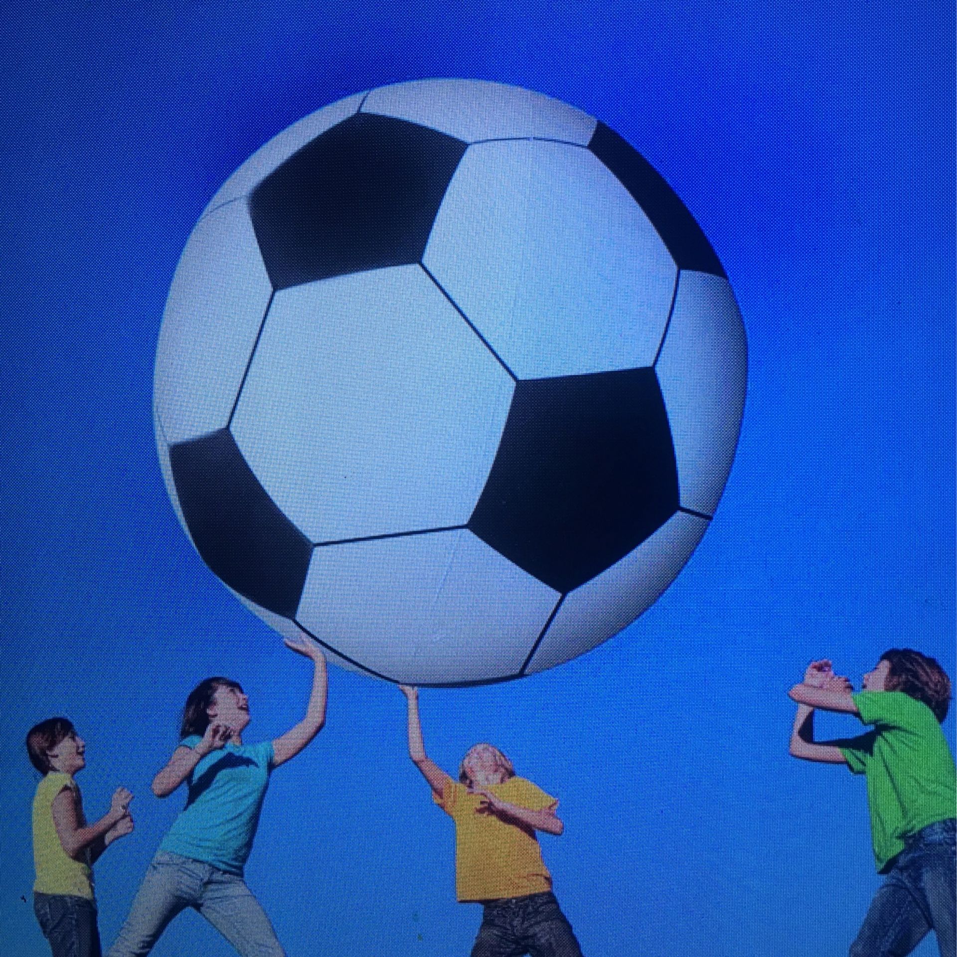 Big Mouth Gigantic 6 Foot Tall Soccer Ball - photo 2