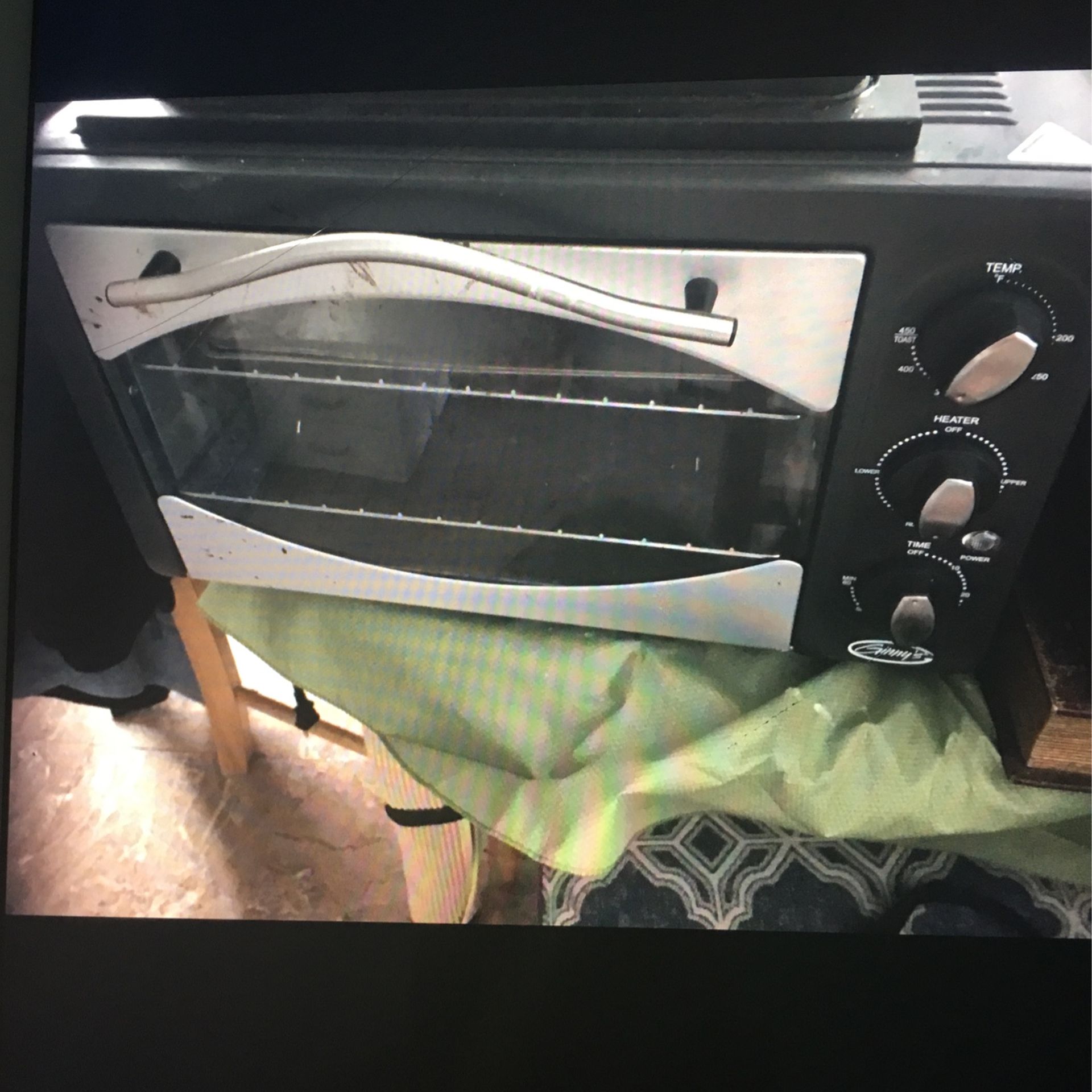 Ginnys Toaster Oven With Flat Top Cooker