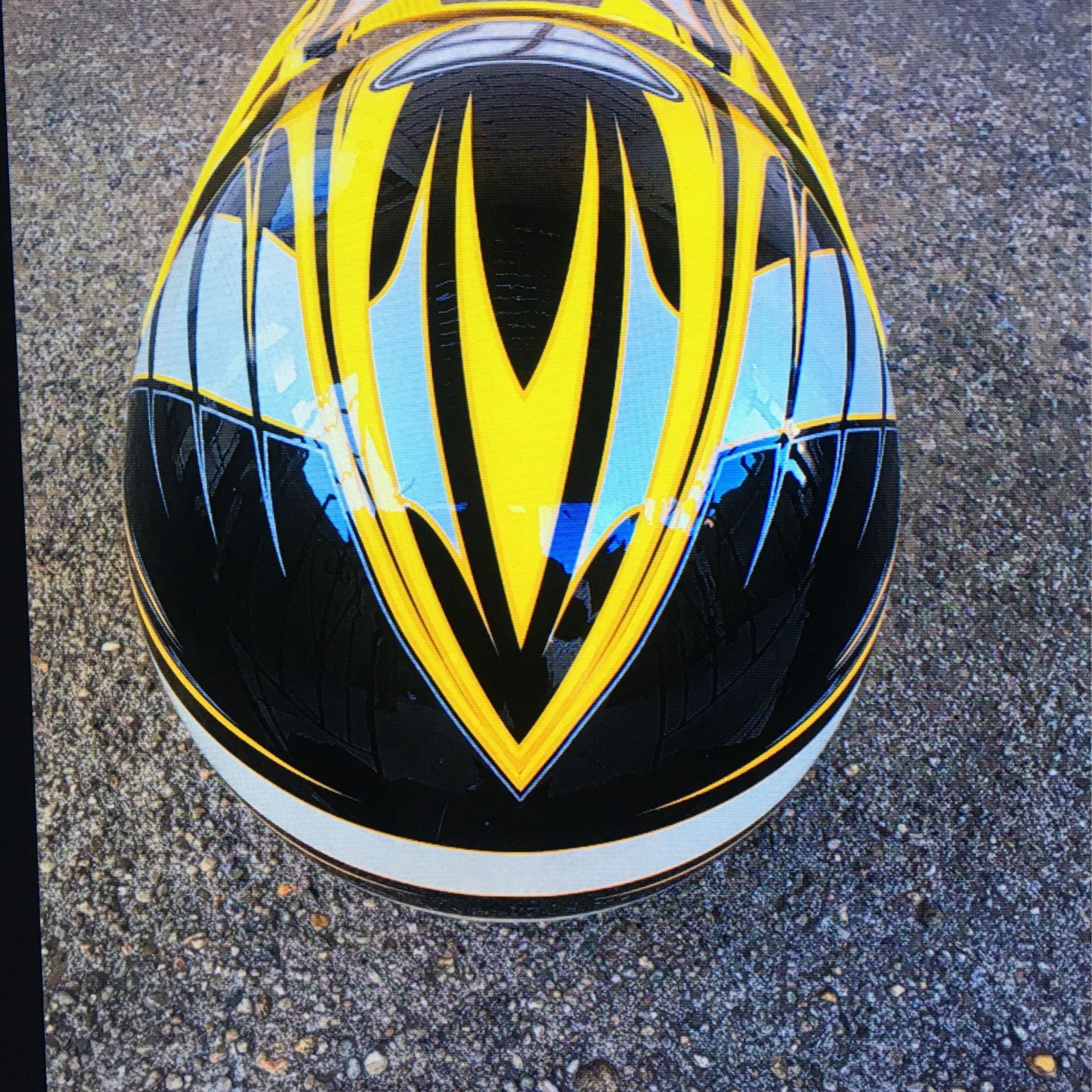Fly Yellow and Black Helmet - photo 3