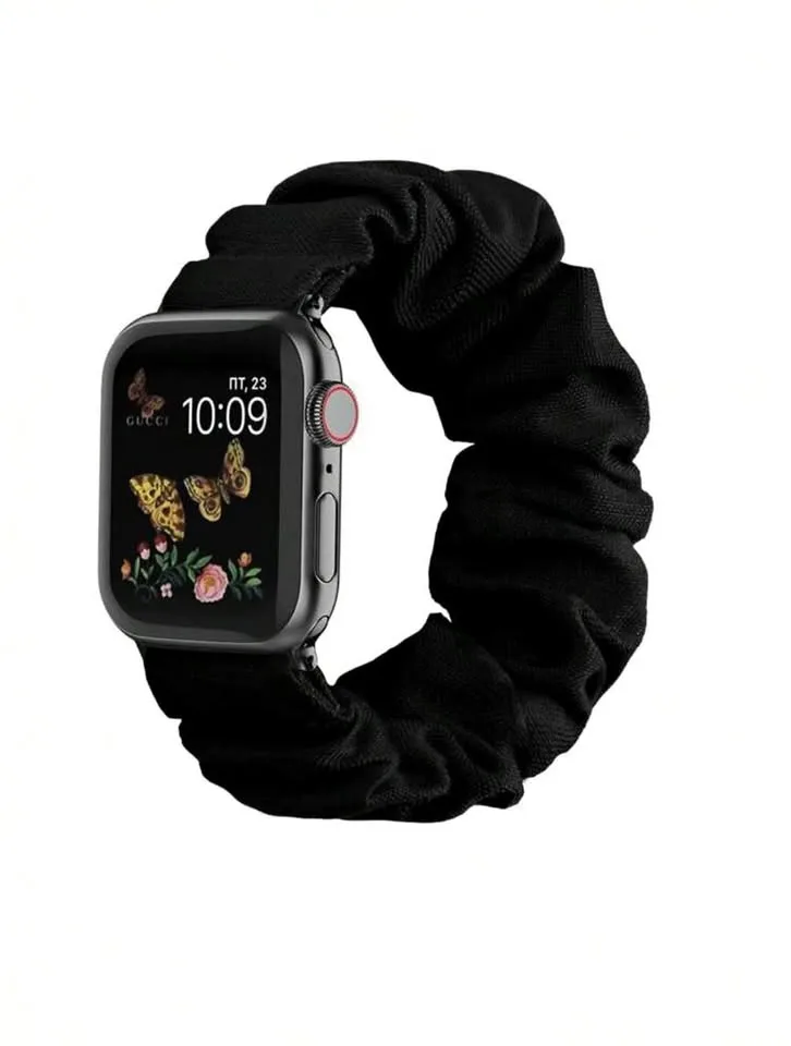 Women’s Nylon Elastic Hair Tie Apple Watch Band (38/40/41mm) thumbnail