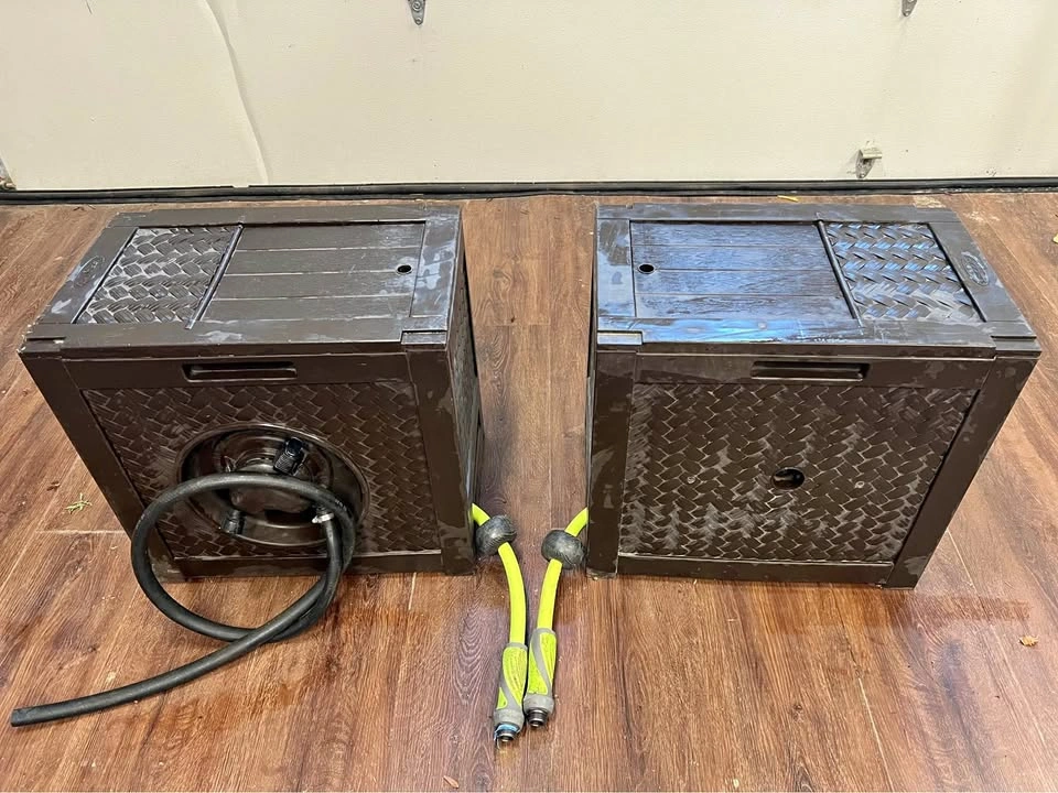 Suncast Auto Rewind Hose Reel + Flexzilla 100ft Hose