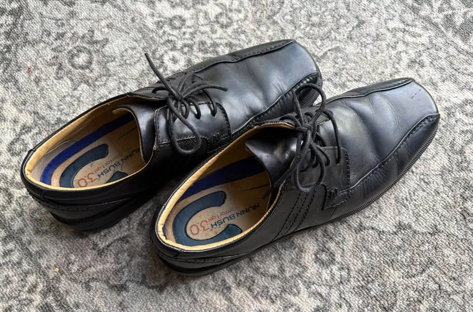 Pre-owned Nunn Bush Men's Black Leather Dress Shoes - Size 10.5 - photo 4