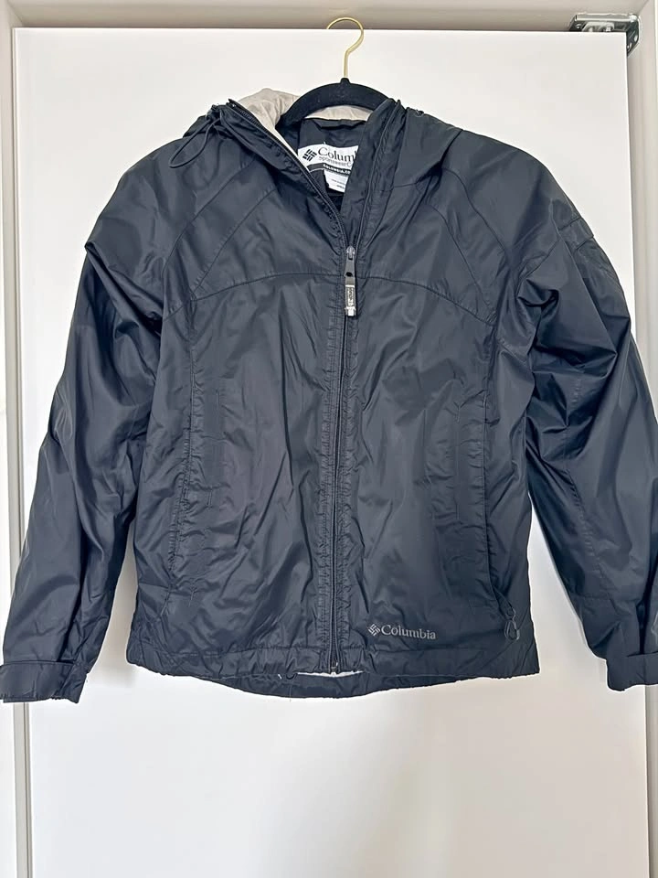 Columbia black windbreaker - XS