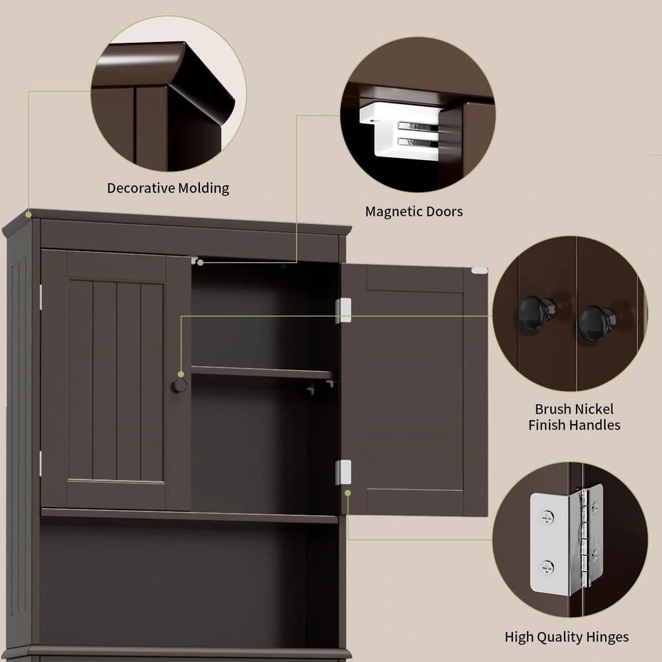 NEW-Over The Toilet Storage Cabinet - photo 4