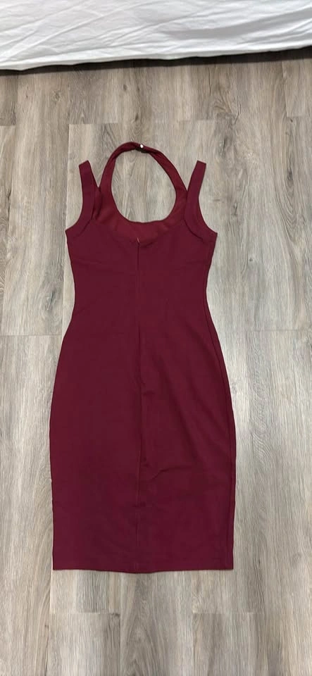 Burgundy Le Château Dress - photo 3