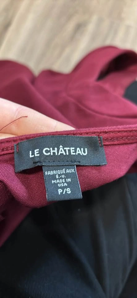 Burgundy Le Château Dress - photo 4