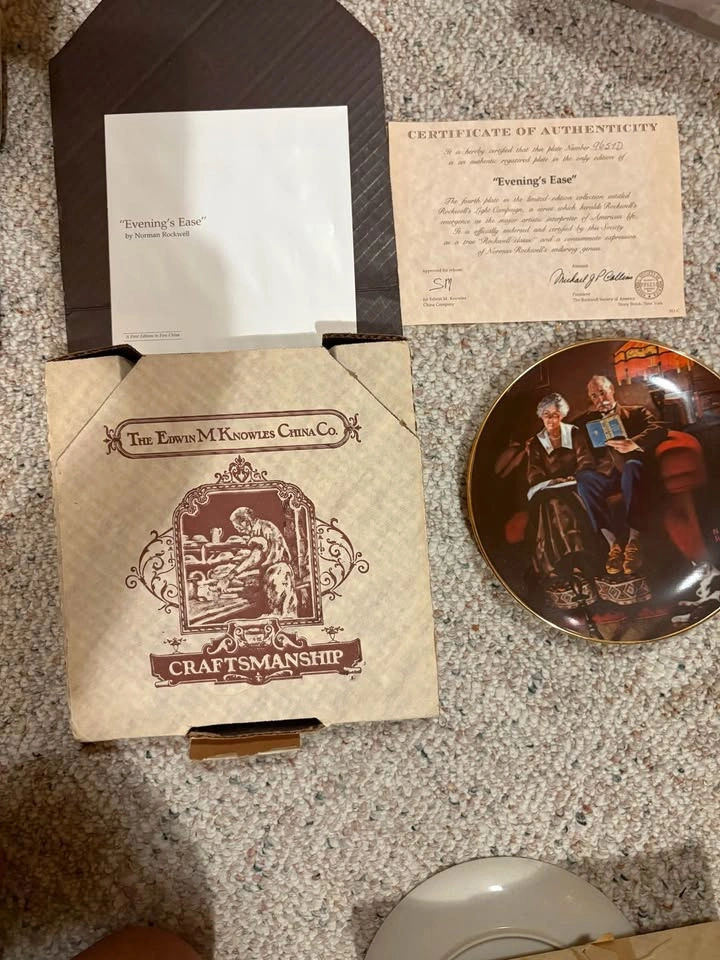 Norman Rockwell Light Campaign Plate & Mug Set - photo 3