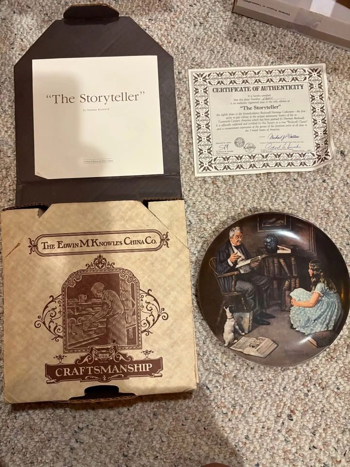 Norman Rockwell Light Campaign Plate & Mug Set - photo 4
