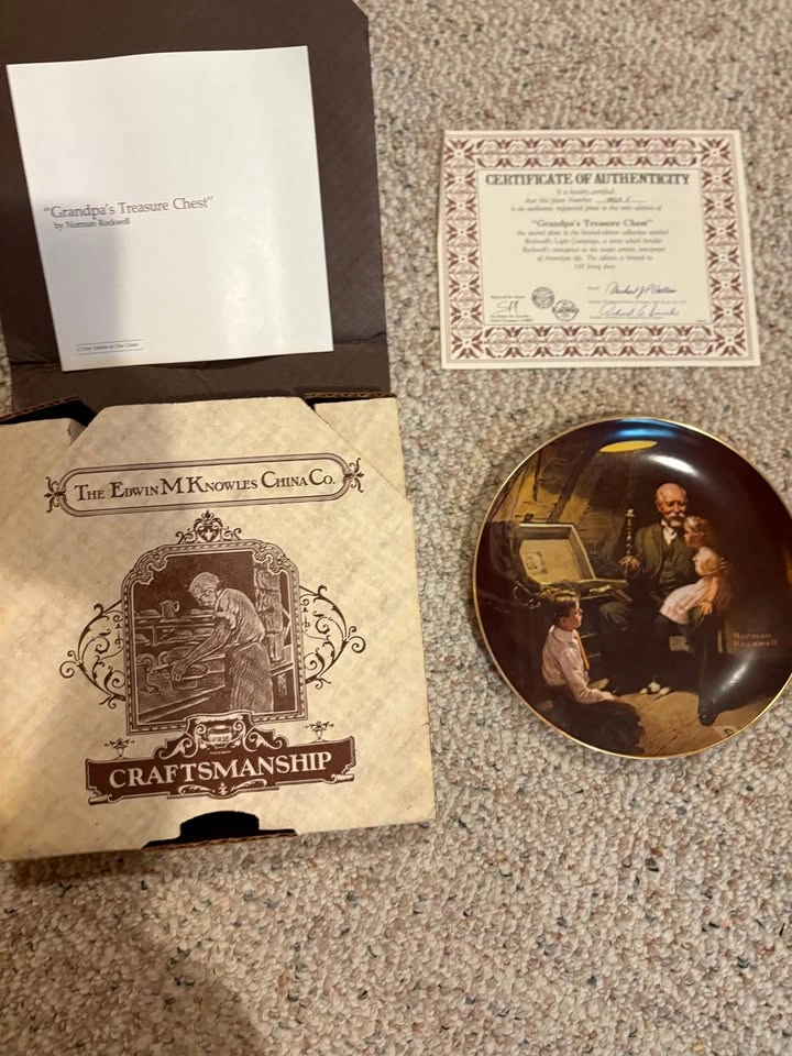 Norman Rockwell Light Campaign Plate & Mug Set - photo 5