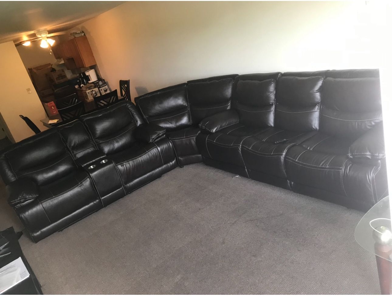 L-Shape Reclining Couch - photo 2