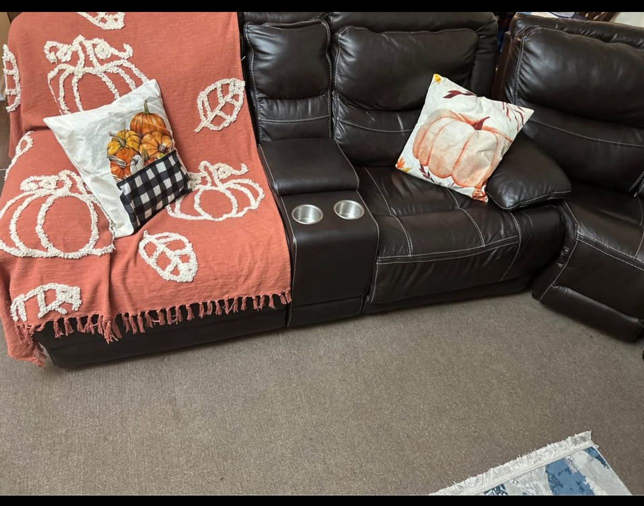 L-Shape Reclining Couch - photo 4