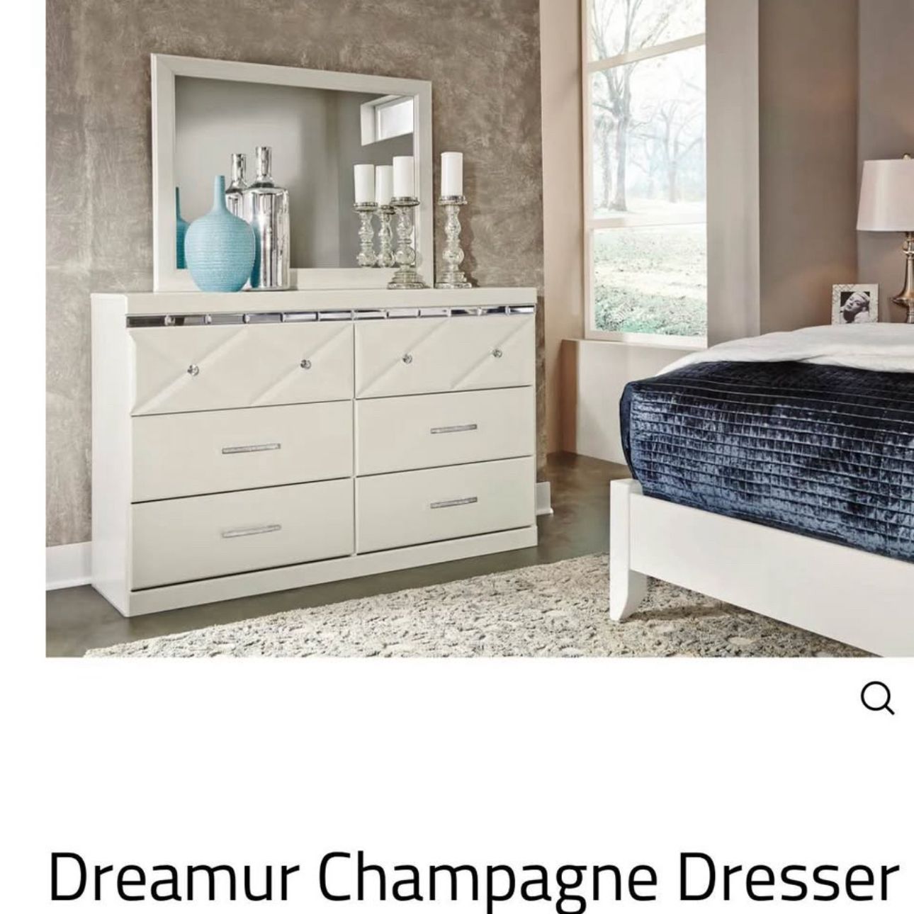 Queen Bedroom Set - Champagne