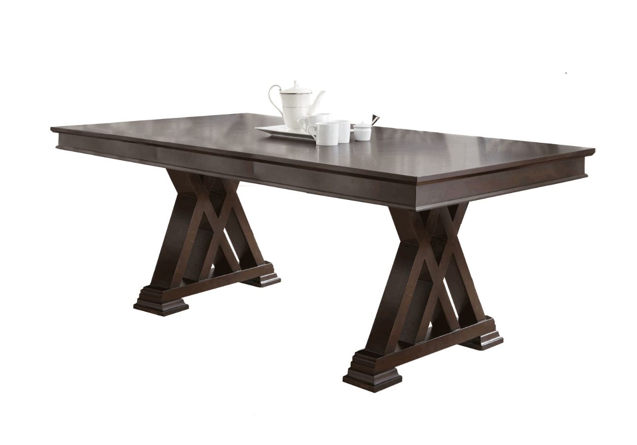 Adrian Dark Brown 6-Piece Dining Set - photo 4