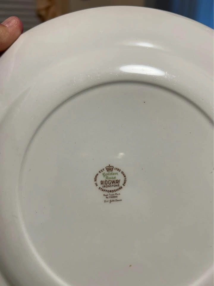 Golden Rose Ironstone, Full Eight Settings - photo 3