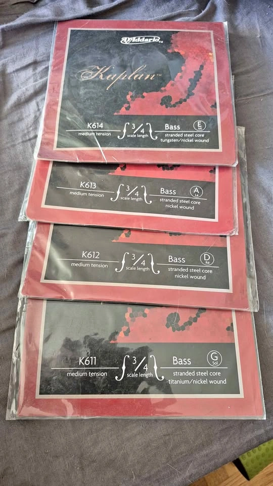 Kaplan Double Bass Strings - Medium Tension
